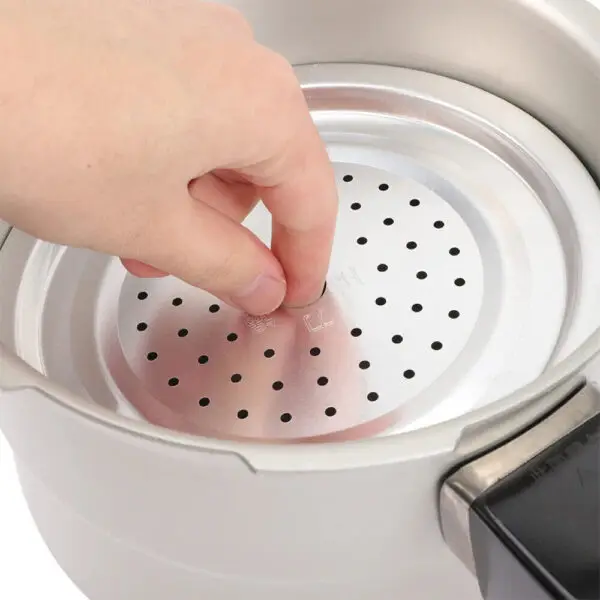 7L Aluminium Pressure Cooker Quick with Lid Latch Indicator Explosion-Proof - Image 3