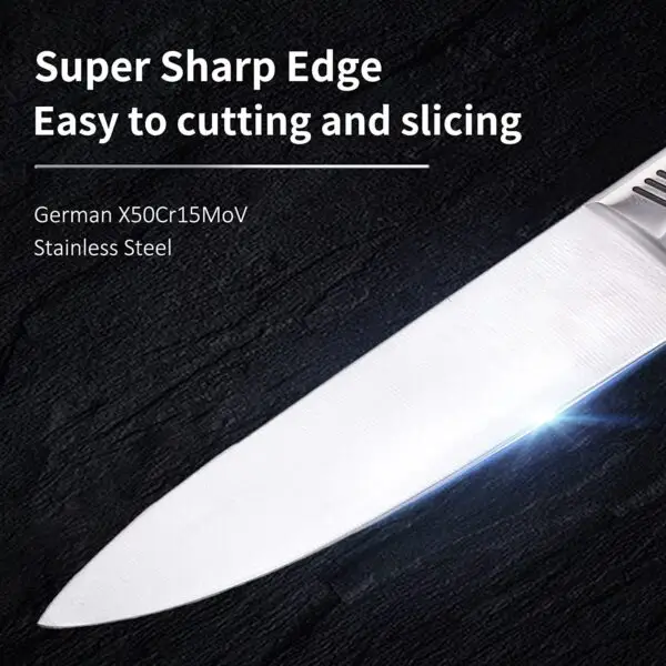 Kitchen Knife Set. LapEasy 15 Piece Knife Sets With Block Chef Knife Stainless Steel - Image 5