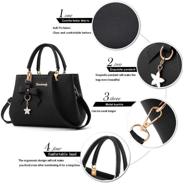 Women's Handbags, New Top Handle Shoulder & Messenger Tote Bag - Image 3