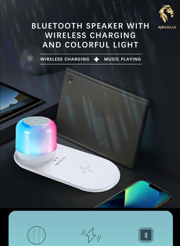 Koolmaax 2023 Night Light Charger 3 In 1 With Bedside Lamp Versatile New Trend - Image 10