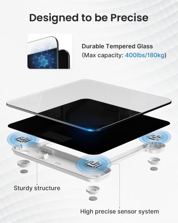 Weighing Scales Digital Electronic Bathroom Scales For Body Weight Accurate - Image 6