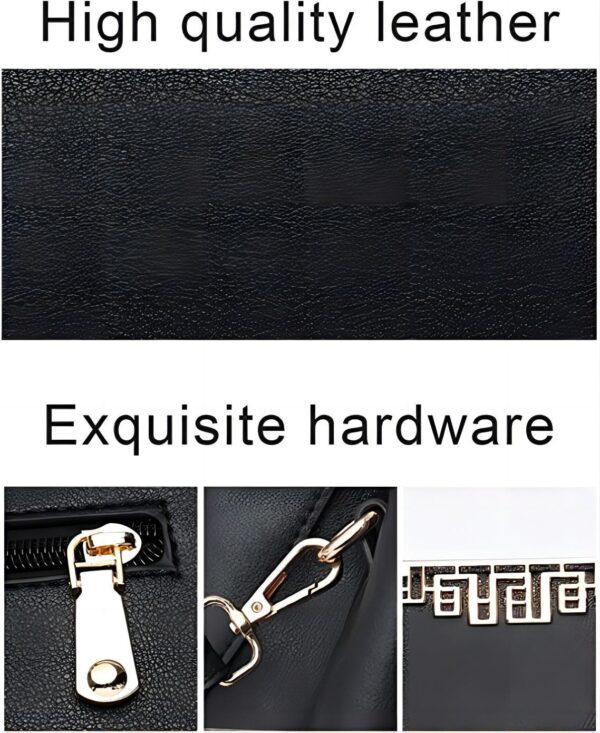 Handbags Fashionable Women's Handbags For Ladies Flower Pattern Crossbody Bags Splicing Color Shoulder Bags - Image 5