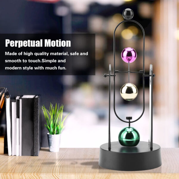 Electronic Shake Wiggle Device Perpetual Motion Swinging Kinetic Art Craft Desk Decoration - Image 9