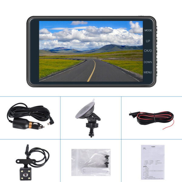 Car Camera Recorder Dual Front And Rear HD 1080P Dash Cam Night Vision - Image 10