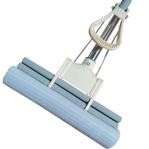 Sponge Mop Super Absorbent Squeegee Floor Mop Cleaning Telescopic Handle Head - Image 4