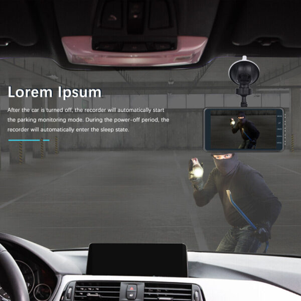 Car Camera Recorder Dual Front And Rear HD 1080P Dash Cam Night Vision - Image 5