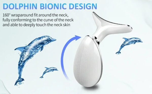 7 Colours Neck Face Lifting Massager Skin Tighten Device LED Anti Wrinkle Beauty - Image 6