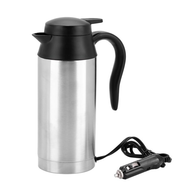 Portable 750ml 24V Travel Car Truck Kettle Water Heater Bottle For Tea Coffee Drinking - Image 3