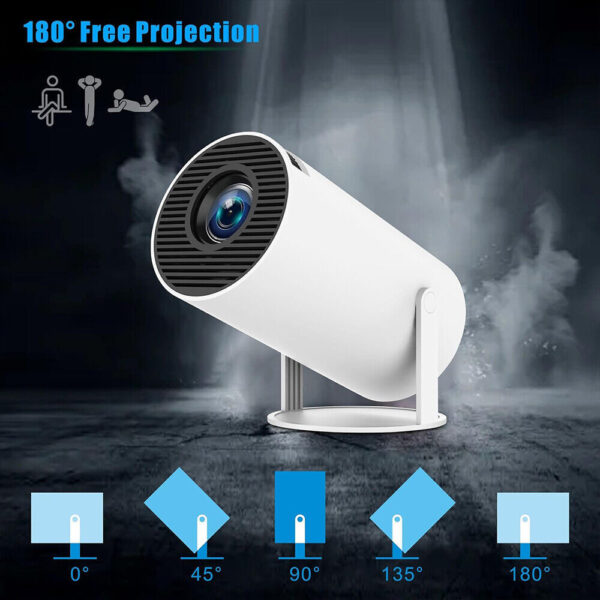 5G 4K Projector Smart HD LED WiFi Bluetooth HDMI USB Android Office Home Theater - Image 2