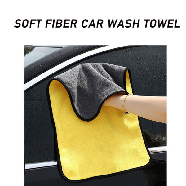 12PCS Car Cleaning Towels Drying Wash Cloth Microfibre Super Absorbent Polishing - Image 7