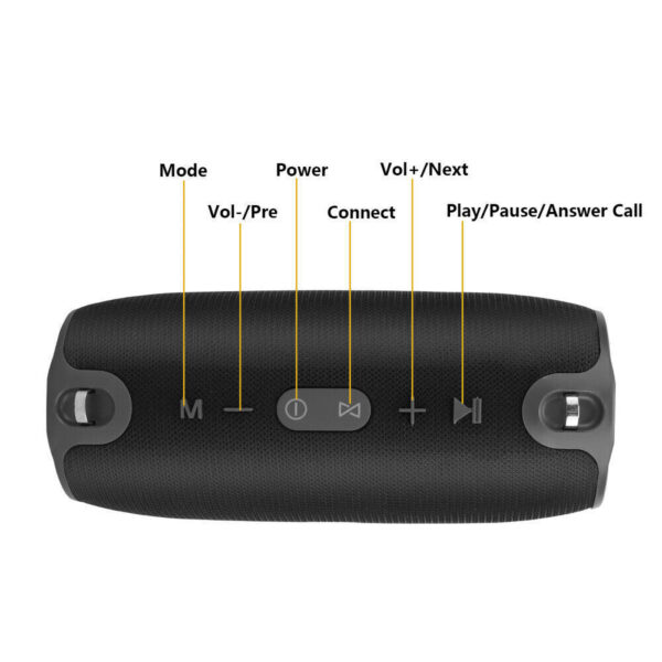 NEW 40W Portable Wireless Bluetooth Speaker Waterproof Stereo Bass Loud USB FM - Image 8