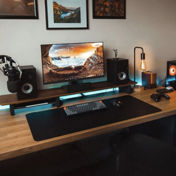 Black 90x40cm Extra Large Anti Slip Gaming Mouse Mat PC Laptop Keyboard Desk Pad - Image 8