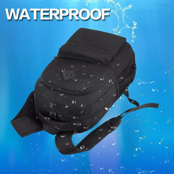 Men Women Boys Laptop Backpack Waterproof Large Mens Rucksack Travel School Bag - Image 8