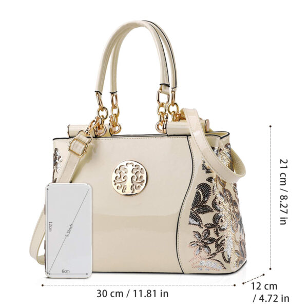 Elegant Patent Leather Handbags For Women - Stylish Hobo, Chic Tote, Versatile Shoulder, Crossbody Bags - Image 10
