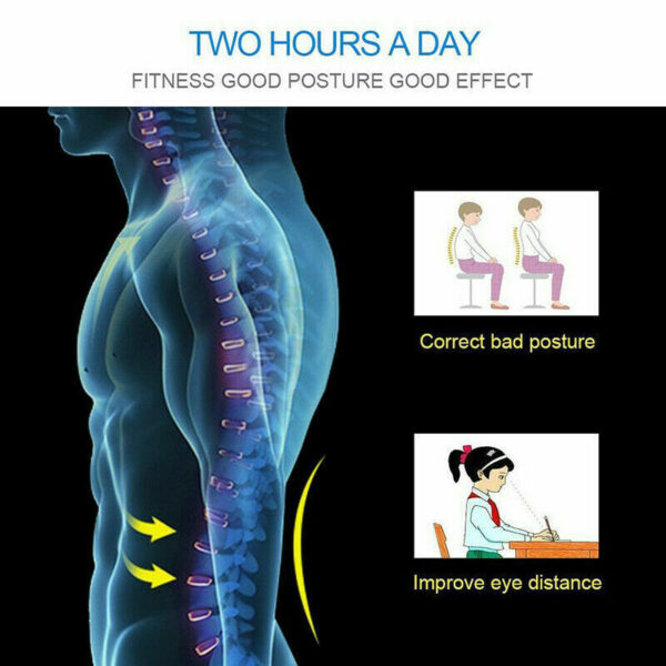 Adjustable Posture Corrector Back Brace Men Women Lumbar Shoulder Support Belt - Image 9