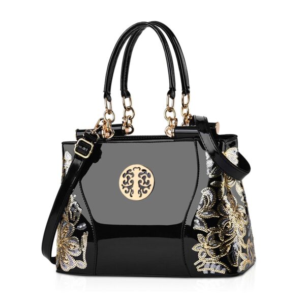 Elegant Patent Leather Handbags For Women - Stylish Hobo, Chic Tote, Versatile Shoulder, Crossbody Bags - Image 4