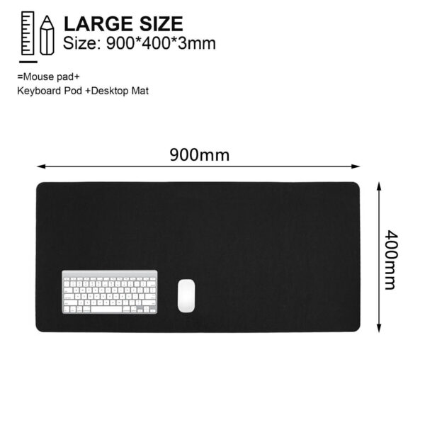 Black 90x40cm Extra Large Anti Slip Gaming Mouse Mat PC Laptop Keyboard Desk Pad - Image 5