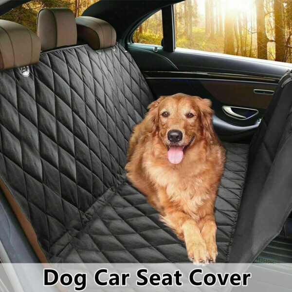 Pet Car Seat Cover Dog Safety Protector Mat Rear Back Seat Hammock Cushion Mat - Image 3
