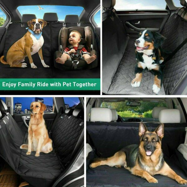 Pet Car Seat Cover Dog Safety Protector Mat Rear Back Seat Hammock Cushion Mat - Image 9