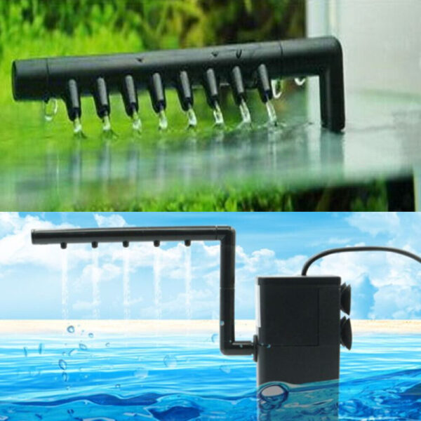 3 In1 Aquarium Fish Tank Filter Water Internal Purifier Filter Oxygen UK - Image 4