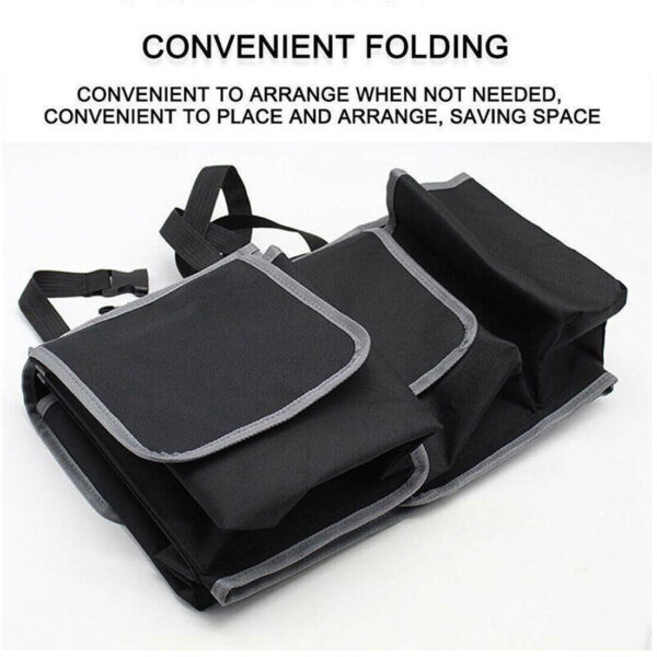 Large Car Boot Organiser Back Seat Hanger Tidy Storage Bag Pocket Hanging Pouch - Image 4