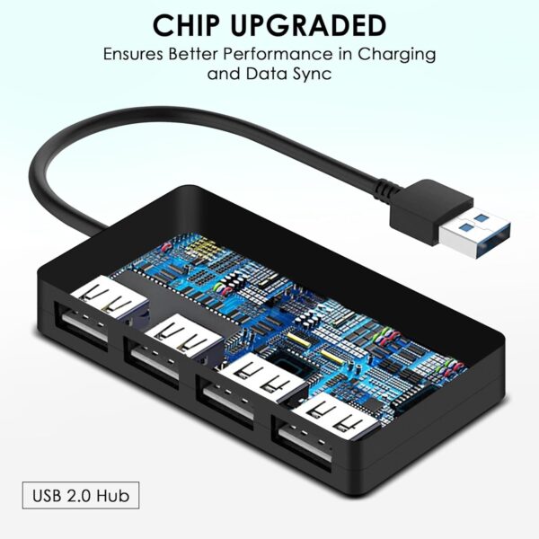 4 Port USB HUB 2.0 Multi Splitter Expansion Desktop PC Laptop Adapter High Speed - Image 3