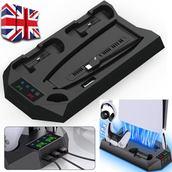 PS5 Vertical Cooling Fan Stand Controller Charger Station For  Playstation 5 - Image 5