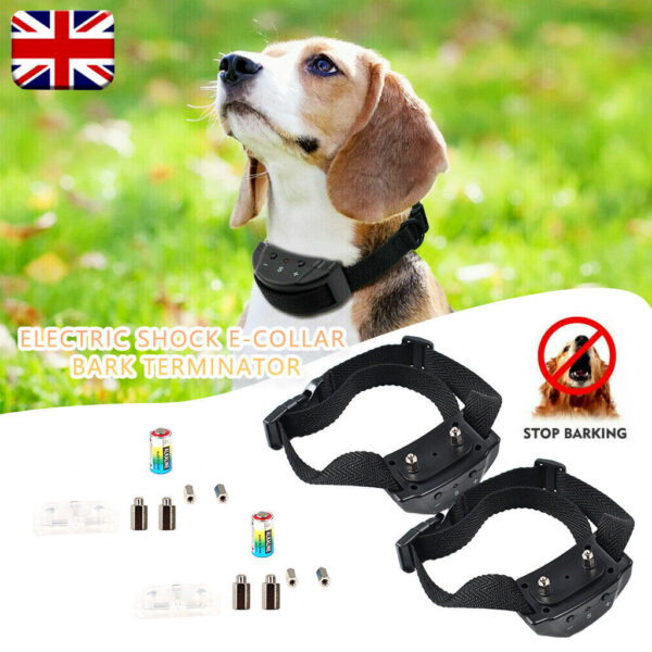 Dog Training Pet Collar Electric Anti E-Collar Shock Bark Barking Stop Control - Image 7