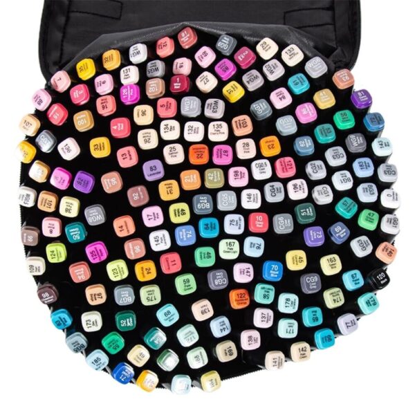 168 Colors Dual Tip Art Markers Color Pens Drawing Watercolour Kids &  Gift - Image 6