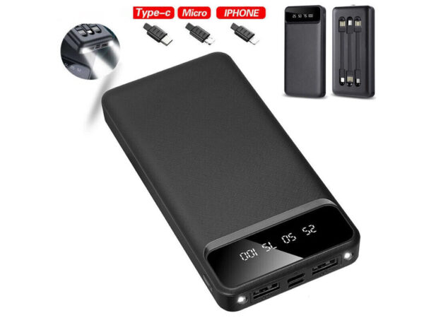 Power Bank 20000mAh USB-C Fast Charger Battery Pack Portable For Mobile Phone - Image 8