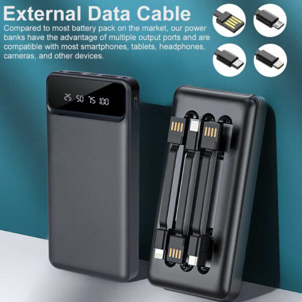 Power Bank 20000mAh USB-C Fast Charger Battery Pack Portable For Mobile Phone - Image 7