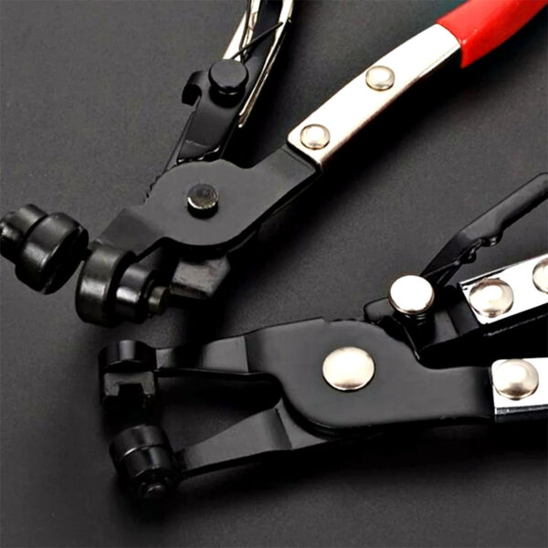 9Pc Hose Clamp Clip Pliers Kit Swivel Jaw Flat Angled Band Tool High Quality - Image 6