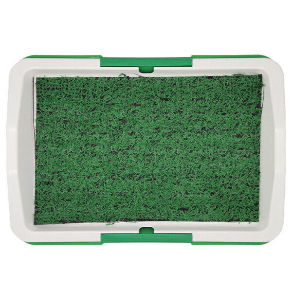 Pet Dog Toilet Mat Indoor Restroom Training Grass Potty Pad Loo Tray Large Puppy - Image 9