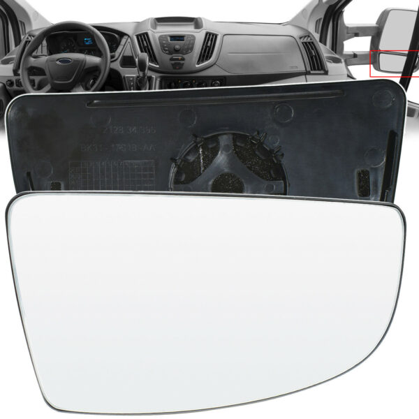 1 Pair Lower Door Wing Mirror Glass Left Right For Ford Transit MK8 2014  2020 - Image 2