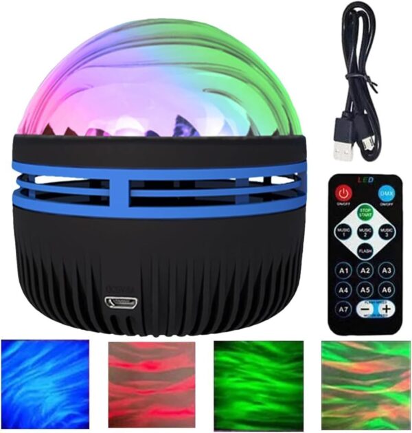 Northern Light Galaxy Projection Lamp Aurora Star Projector Night Light Gift LED - Image 4