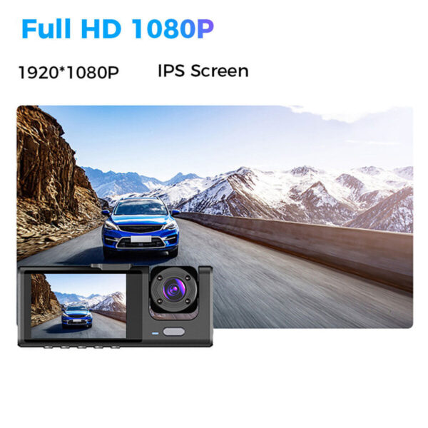 1080P Dual Lens Car Dash Cam Recorder G Sensor DVR Front And Rear Camera Video - Image 10