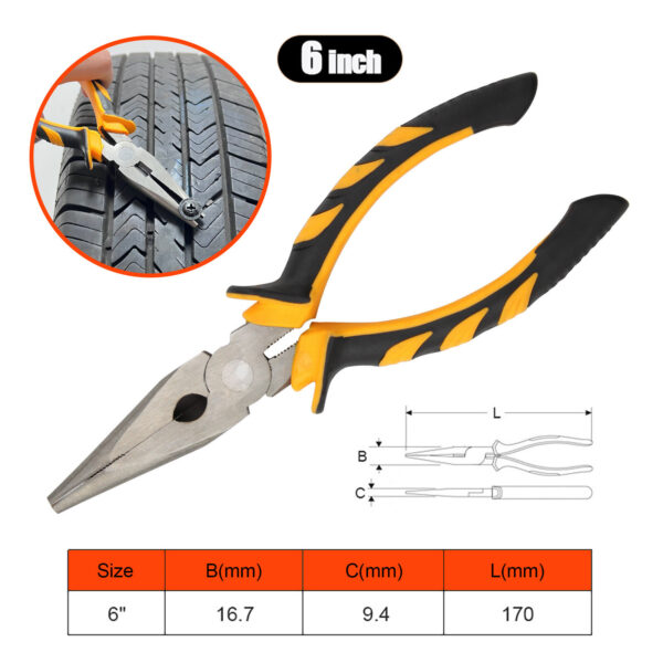 65PCS TYRE PUNCTURE REPAIR TOOL KIT MOTORCYCLE CAR VAN EMERGENCY TUBELESS TIRE - Image 4