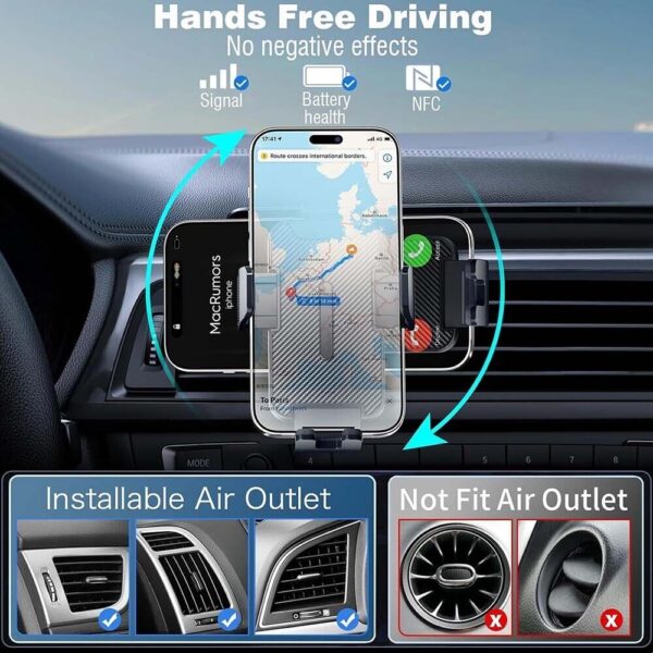 Magnetic Wireless Car Charger Mount Holder Magsafe For15 14 13 12 - Image 3