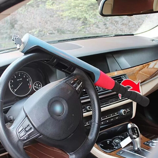 Heavy Duty Steering Wheel Lock Baseball Bat Anti Theft Car Van Vehicle Security - Image 3