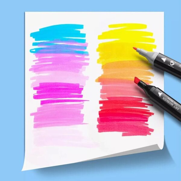 168 Colors Dual Tip Art Markers Color Pens Drawing Watercolour Kids &  Gift - Image 7