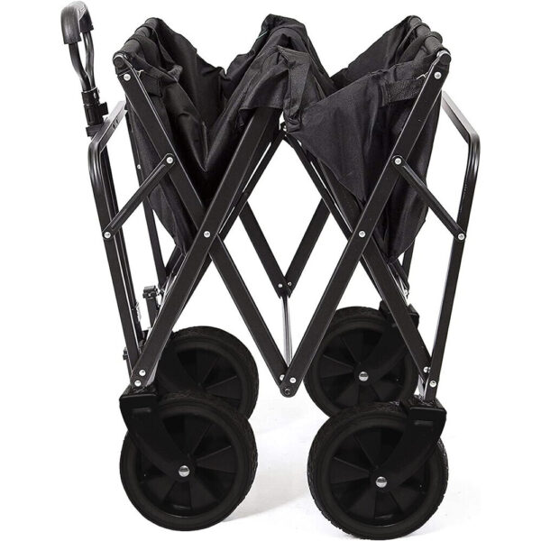 Heavy Duty Foldable Camping Outdoor Garden Trolley Cart Wagon Truck Wheelbarrow - Image 7