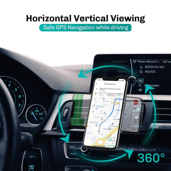 Magnetic Wireless Car Charger Mount Holder Magsafe For15 14 13 12 - Image 9