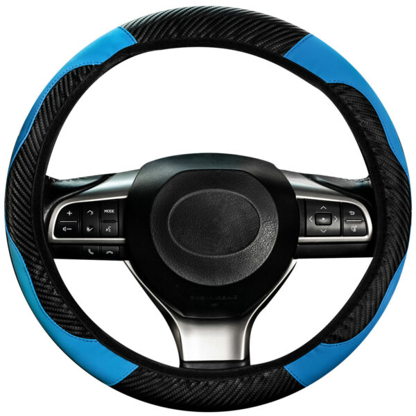 Auto Car Steering Wheel Cover Skidproof Leather Steering Wheel Case For 38cm15 - Image 7