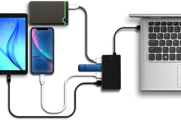 4 Port USB HUB 2.0 Multi Splitter Expansion Desktop PC Laptop Adapter High Speed - Image 4